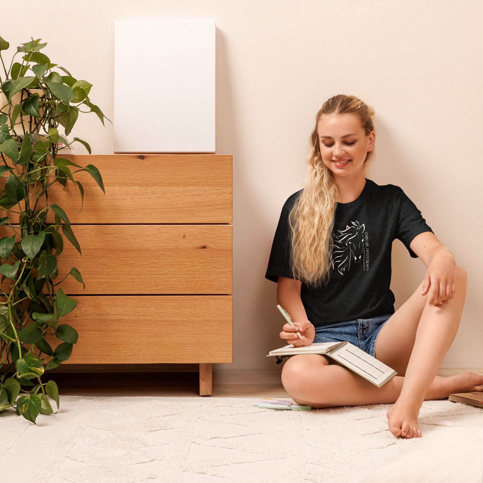 Chin Up, Heels Down GoGo Tee - GoGo Tees